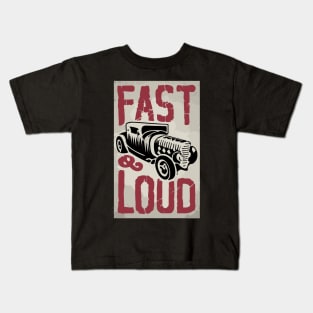 Fast and Loud vintage car Kids T-Shirt